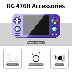 Ретро ігрова приставка Anbernic RG 476H 128GB Indigo [154463] - мініатюра 4