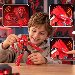 Фігурка з аксесуарами Dinoster - Лучіо зі світлом та звуком 20 см (EU583831) - мініатюра 6