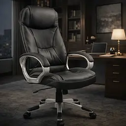 Офісне крісло Hanert Comfortum Black - мініатюра 3