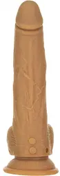 Фалоімітатор з пульсацією Naked ADDICTION Dominic 9 Caramel ADDICTION SX2237 101117 - мініатюра 1