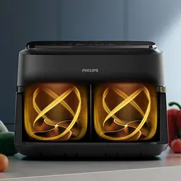 Мультипіч Philips Ovi Flex Dual 2450 Вт чорна (NA150/00) - мініатюра 3