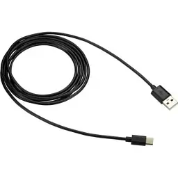 Дата кабель USB 2.0 AM to USB-C 1.8m 1A black Canyon (CNE-USBC2B)