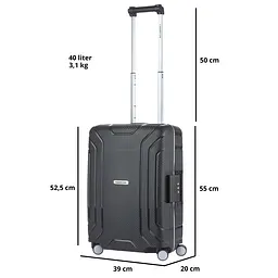Валіза CarryOn Steward (S) Black (502322) - мініатюра 4