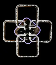 Люстра стельова LED Splendid Ray L39209/4, 4 лампи, хром, білий, 58 см, сучасний стиль - мініатюра 5