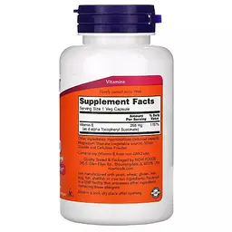 Вітамін Vegetarian Dry E-400 Now Foods 100 вегетаріанських капсул - мініатюра 2