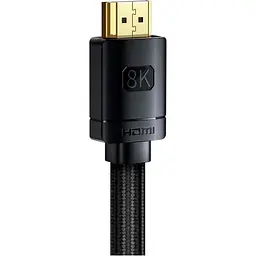 Кабель Baseus High Definition Series HDMI 8K to HDMI 8K 2.1 Version 5m WKGQ040201 Black - мініатюра 2