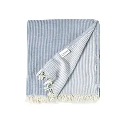 Покривало Lotus Home - Premium Stripe синій 190x225 - мініатюра 3