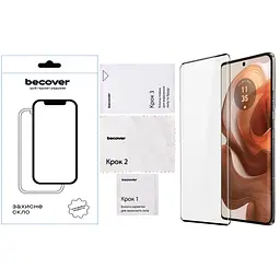 Скло захисне BeCover Motorola Edge 50 Ultra Black (712345) - мініатюра 2