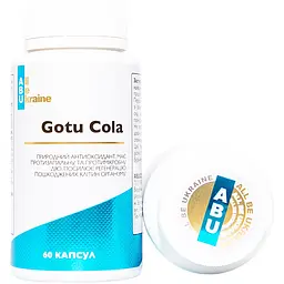 Готу кола All be Ukraine Gotu kola центела азійська 60 капсул (ABU-02034) - мініатюра 4