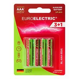Батарейки Euroelectric AAA LR03 1,5V, 4 шт. - мініатюра 2