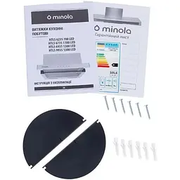 Витяжка телескопічна Minola HTLS 9935 BL 1300 LED - мініатюра 13