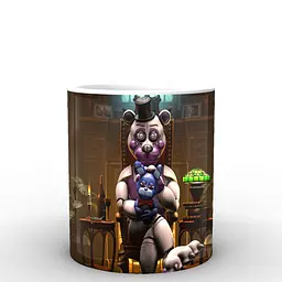 Кухоль GeekLand Five Nights At Freddys П'ять ночей з Фредді постер FN.02.052 330 мл білий - мініатюра 3