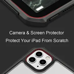 TPU+PC чохол Xundd c посиленими кутами для Apple iPad Pro 11 (2024-25) Чорний - мініатюра 6