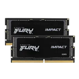 Оперативна пам'ять Kingston Fury 64GB (2x32GB) SODIMM DDR5 4800MHz Impact Black (KF548S38IBK2-64)