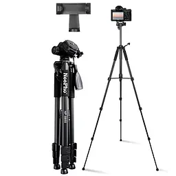 Штатив NeePho NP-8850 для зйомки 56-175см з розборним тримачем у чохлі Black - мініатюра 4