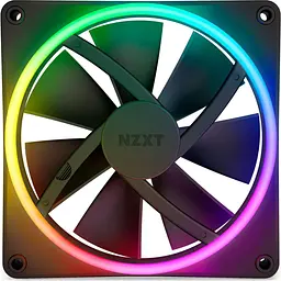 Вентилятор NZXT F140RGB Duo - 140mm Dual-sided RGB Fan - Single Pack (Black) (RF-D14SF-B1) - мініатюра 2