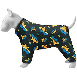 Вітровка для собак Waudog Clothes малюнок Дім L50 В 70-74 см С 47-50 см