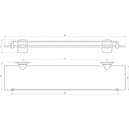 Поличка Perfect Sanitary Appliances RM 1702 - мініатюра 2