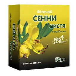 Фіточай "Сенни листя подрібнене" 50 г, дієтична добавка