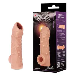Насадка на член Kokos Nude Sleeve NS 002, M - мініатюра 6