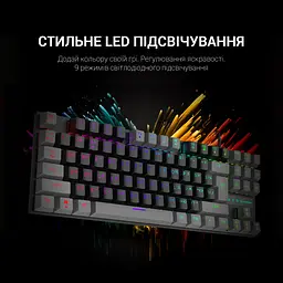 Клавіатура GamePro Red Switch механічна (MK100R) - мініатюра 9