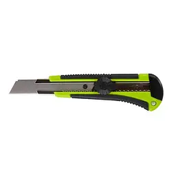 Ніж пластик/гума Alloid із гвинтовим фіксатором із висувним сегментом. лезом 18 мм (НП-0312) - мініатюра 2