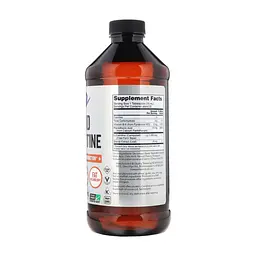Амінокислота Now Foods L-Карнітін Рідкий з Цитрусовим Смаком, L-Carnitine, 1000 мг, (NOW-00065) - мініатюра 2