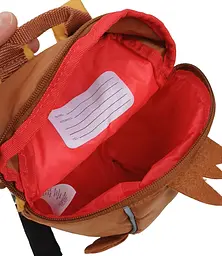 Рюкзак дитячий маленький Riciclo Kleinkinder Rucksack 20x17x10 см поліестер коричневий (мавпка) - мініатюра 6
