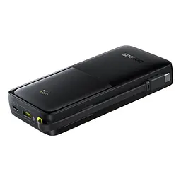 Зовнішній акумулятор Baseus Bipow 2 20000 mAh 20 W з вбудованим кабелем чорний - мініатюра 5