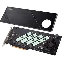 Плата-адаптер PCIe ASUS Hyper M.2 X16 PCIe 5.0 Expansion Card GEN 5 (90MC0CY0-M0EAY0) - мініатюра 3