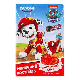 Коктейль молочний Danone ДанКолекція полуниця 2.5% 212 г - мініатюра 2