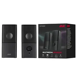 Комп'ютерні колонки 2E PCS202 Black, 2.0, USB - мініатюра 6
