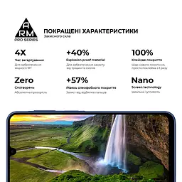 Захисне скло на Samsung Galaxy A17 4G (A175) з олеофобним покриттям, Pro, повне проклеювання, антистатичний і пиловідштовхуючий шар, 9H, самоклеючеся, 2.5D, на весь екран, антистатичний клей, ArmorStandart (ARM86510) - мініатюра 5