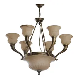 Люстра підвісна Brille класична E14 40W BZ (AntikS/6)