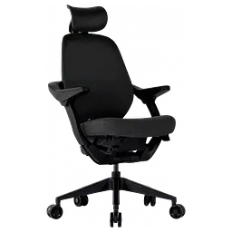 Офісне ергономічне крісло GT Racer B-6333 Fabric Dark Gray/Black - мініатюра 1