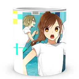 Кухоль GeekLand Horimiya Хорімія Хорі Міямура Юкі Тору H 02.08 330 мл білий - мініатюра 2