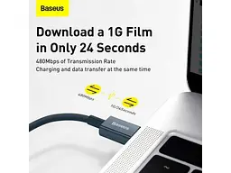 Кабель Baseus Superior Series Fast Charging Data Cable Type-C to iP PD 20W 2m CATLYS-C03  Blue - мініатюра 7
