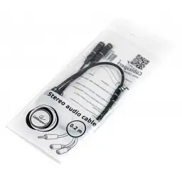 Кабель мультимедійний 3.5mm M to 2x3.5mm F 0.2m (4pin) Cablexpert (CCA-417M) - мініатюра 2