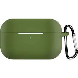 Чохол-накладка DK Apple AirPods Pro | Silicone Candy Friendly з карабіном (virid)