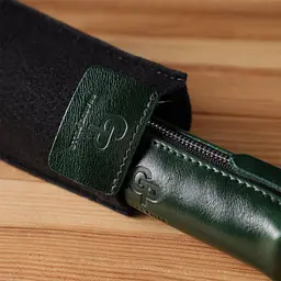 Практична ключниця з натуральної гладкої шкіри GRANDE PELLE 22943 зелена - мініатюра 10