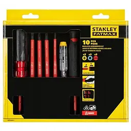 Набір викруток Stanley FatMax діелектричних 10 шт. (FMHT66426-0) - мініатюра 4