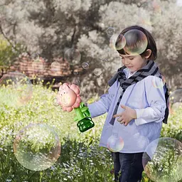 Мильні бульбашки Flower Bubble Machine зі світлом, рожевий (MB-350-B-61) - мініатюра 5
