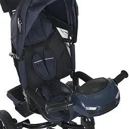 Велосипед дитячий триколісний MT 1006-9 темно-синій - мініатюра 3