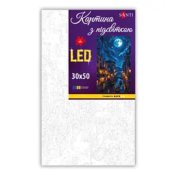 Картина за номерами Santi Чарівна Венеція, 30x50см, LED підсвітка (956546) - мініатюра 2