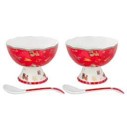 Набор креманок Lefard Christmas Delight с ложкой (985-212)