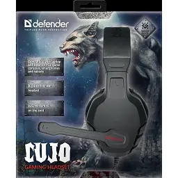 Гарнітура Defender Сujo Black-Red (64505) (6869959) - мініатюра 6