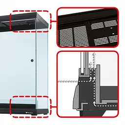Акваріум Ferplast EXPLORA 80 р. 81.5 x 36 x h 51 cm - 150 L - мініатюра 3