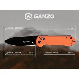 Ніж складаний Ganzo G7453-OR - мініатюра 7