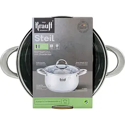 Каструля Krauff Steil зі скляною кришкою 20 см 3.4 л (26-238-075) - мініатюра 7