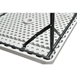 Стіл складний SpringFun 88x88x74 пластик білий - ak-88 колір Білий - мініатюра 4